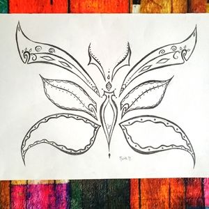 Pencil sketch original art